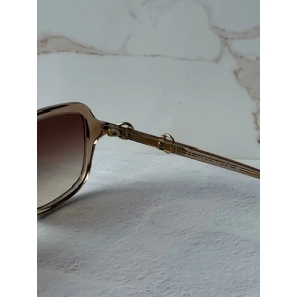 NEW Gucci GG2052S Brown Horsebit Aviator Sunglasses $515